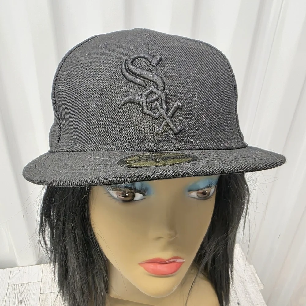 White Sox New Era Black 59FIFTY Fitted Hat